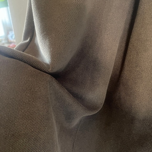 Zara back zip front mod pocket deep muscle sleeveless khaki mini dress pinafore - Picture 10 of 11